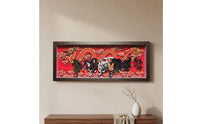 Chinese Design Relief Art Gift Paper Cut Wall Hanging