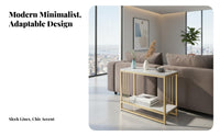 C-Shaped Tray Table Modern Minimalist design C-Shaped Sofa Table Multi-Functional