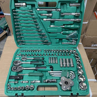 German Import 216-Piece 72-Tooth Auto Repair Tool Set with Socket Wrenches
