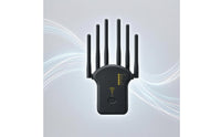 External Antennas 6-Antenna Repeater WPS Button Wall-Mounted Extender Compact Range Extender Rounded Body