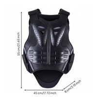 Motorcycle Vest Impact Resistant Motocross Lightweight Riding Back Protector for Skiing