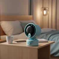 Desktop Circulating Fan Digital Display Rechargeable Desk Fan Long Battery Life