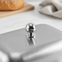 Stainless Steel Butter Dish Multipurpose Metal Cheese Box Dishwasher Safe