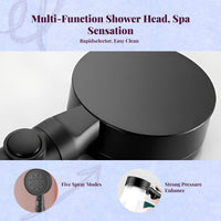 4-mode handheld shower, water-saving