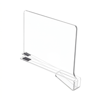 Acrylic Shelf Dividers Set, Clear Acrylic Shelf Separators for Wardrobe, Closet  #variant:PS Plastic