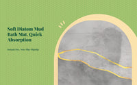 Soft Diatom Mud Bath Mat Absorbent Quick-Dry Non-Slip Rug