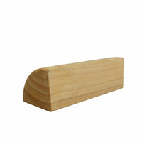 Paint-Unpainted Wooden Exercise Block Sturdy & Long-Lasting Arc Exercise Block Stable Half Round Wood Support Anti-Slip for Beginners, Children, Dancers, Dance Studio, Gym, Home