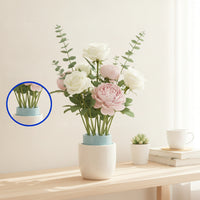 3 Pieces Multi-Hole Flower Stem Holder Upright Flower Frog Neat Floral Arranger Stable for Florists, Hobbyists, Vase, Table Displays