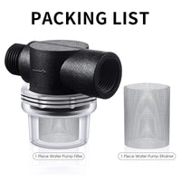 NPT螺纹过滤器4分家用水龙头洗衣机热水器管道前置泥沙过滤净水
