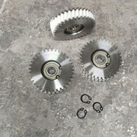 35-Tooth Helical Plastic Steel Gear with 608 Bearing