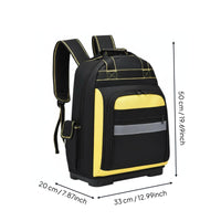 Electrician Backpack Long-Lasting Repair Tool Backpack Rubber Feet