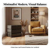 Minimalist aesthetic 3-Tier Rotating Side Table Modern Aesthetic Multi-Tier Organizer Italian-Inspired Nightstand Space-Saving for Interior Design Lovers, Homeowners, Guest Room, Dormitory, Hallway, Nursery