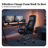 Highspine Revolving Chair Adjustable Height Office Furniture Ergonomic Design Padded Armrests for Students, Players, Bedroom