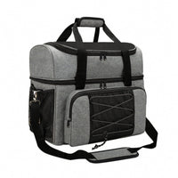 Bowling Bag with Shoe Compartment Padded Bowling Duffel Bag Adjustable for Training
