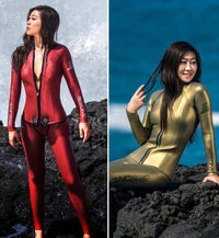 BESTDIVE 拉链款潜水服3-5mm分体夹克炫彩自由潜水湿衣珊瑚海系列
