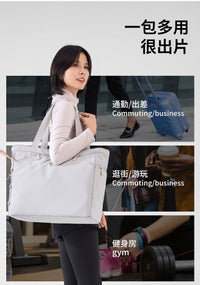 跨境网球包羽毛球包运动健身包单肩包女子户外运动包大容量托特包