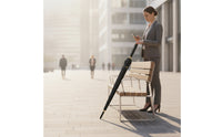 Auto Open 16 Rib Umbrella Waterproof Stick Umbrella Matte Water-Resistant for Commuters, Commuting