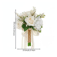 European Design Bridal Hand Floral Arrangement Soft Color Palette Floral Decor