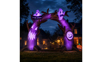 Inflatable Arch with Lights Lighted Inflatable Arch Spooky Decoration for Yard, Lawn, Party