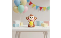Interactive Game Catapult Monkey Toy Novelty Gift Head-Press Launching Monkey for Children, Party