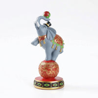 Elephant Figurine with Top Hat Ornate Decor Unique for Collectors