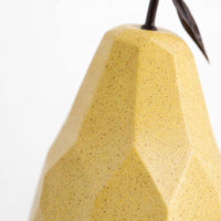 Fruit Sculpture Pear Ornament for Modern Living Room, Ceramic Fruit Sculpture Ge #variant:Yellow with Dots