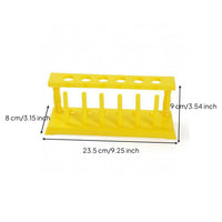 Test Tube Rack with 6 Holes Lightweight Plastic Test Tube Rack Easy to Clean
