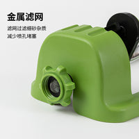 草坪工地桥梁养护浇花摇摆旋转喷头18孔大范围自动摇摆铜嘴洒水器
