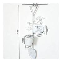 Wall Planter French Design Decorative Iron Planter Easy to Install
