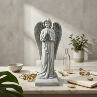 Praying Angel Statue Serene Angel Garden Statue Elegant for Gardeners