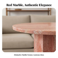 Round Side Table Rustic Minimalism Design Round Pedestal Stand Light Luxury Aesthetic Home Furniture for Homeowners, Adults, Living Room, Small Areas
