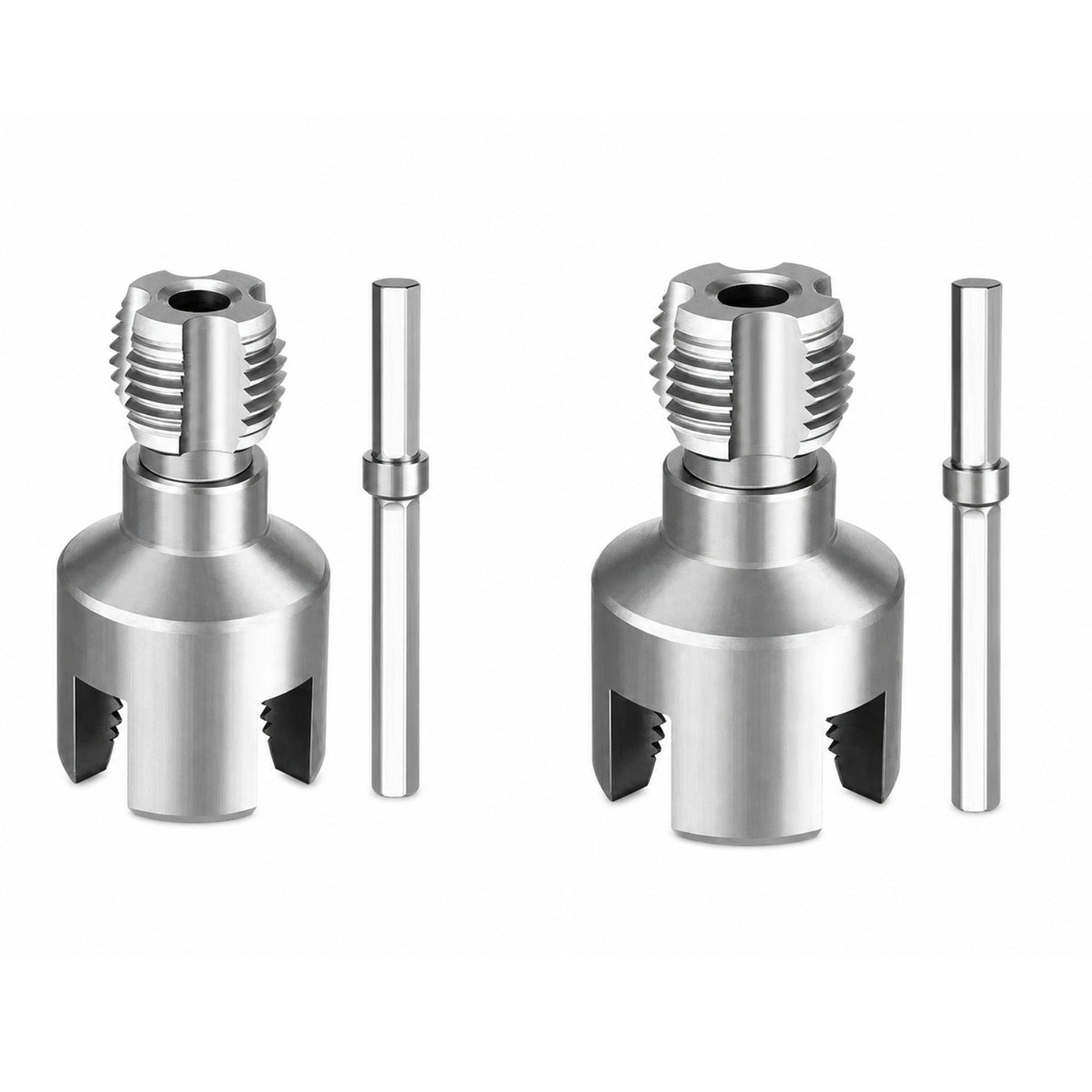 2 Pieces Thread Extractor Cobalt Screw Remover Set Stripped for Plumbers
