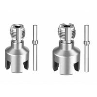 2 Pieces Thread Extractor Cobalt Screw Remover Set Stripped for Plumbers