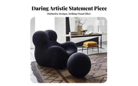Signature aesthetic Single-Person Sofa Comfortable Oversized Upholstered Lounger Embracing Germansign Lounge Chair MoGermanrn Aesthetic for Apartment Dwellers, Homeowners, Book Lovers, Living Room, Bedroom, perusing alcove, Office