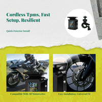 Solar LCD Tire Pressure Monitor
