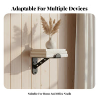 Heavy-Duty Lipped Bracket High Load-Bearing Capacity Shelf Support for Warehouse