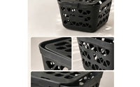 Front Bike Basket Molded Cycle Basket with Lid Long-Lasting for Commuting