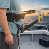Sea Fishing Harness Boat Fishing Waist Belt Hands Gimbal Fighting Belt for Anglers