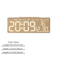 LED Alarm Timepiece Auto DST Home Decor