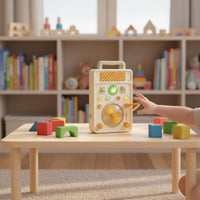 Lights and Sounds Educational Busy Board Develops Fine Movement Skills Toddler Circuit Board Toy STEM Learning Portable Activity Panel Polished Edges for Preschoolers