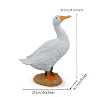 Duck Garden Ornament Textured Figurine Long-Lasting for Pond, Courtyard