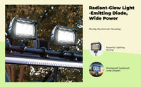Waterproof LED truck light, focused beam