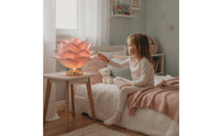 Decorative Lotus Flower Lamp Sculptural Flower Lamp Warm Accent Light Elegant for Bedside, Living Room, Reading Nook