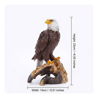 Eagle Sculpture Realistic Details Eagle Garden Ornament Weathered Look for Park