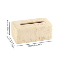 Tissue Box Cover Tabletop Tissue Box Holder Decorative Container for Decorators, Bedroom, Reception Desk