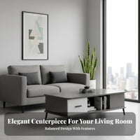 Extendable TV Console with Matching Coffee Table Modern Minimalist aesthetic