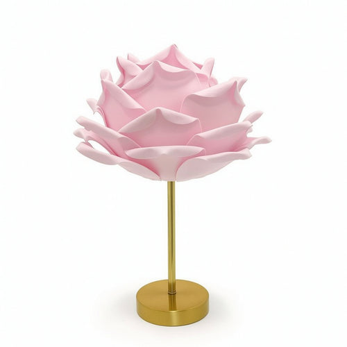 Rose Table Lamp Dimmable Flower Table Lamp Floral for Nightstand, Vanity