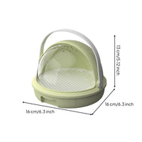 Drawer Herpetile Enclosure Easy to Clean Snake Keeper Box Ventilated for Outdoor