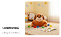 Soft and Comfortable Cuddly Creature Chair Sturdy Filling Stuffed Creature Chair Great Birthday Gift Toddler Character Armchair Non-Slip Bottom for Toddlers, Preschoolers, Kindergarten, Playroom, Nursery, Reading Nook