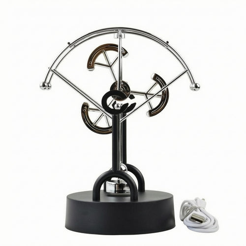 Two-Way Power Table Ornament Black Base Desktop Display Piece